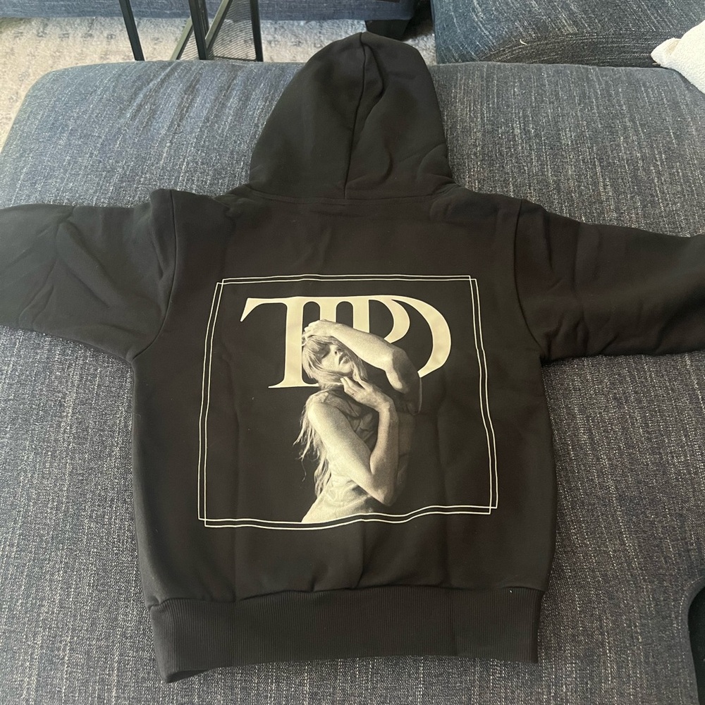 Taylor Swift TTPD Spotify Exclusive Black Hoodie